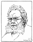 Ibsen - realistic Norwegian author who wrote plays on social and political themes (1828-1906)