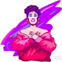 mezzo - a soprano with a voice between soprano and contralto