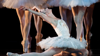 KC ballet Swan Lake production in Cincinnati, USA