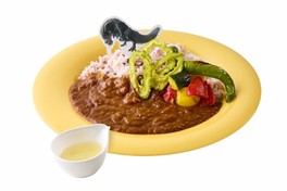 イビルジョーの雑穀米カレー レモンソース添え