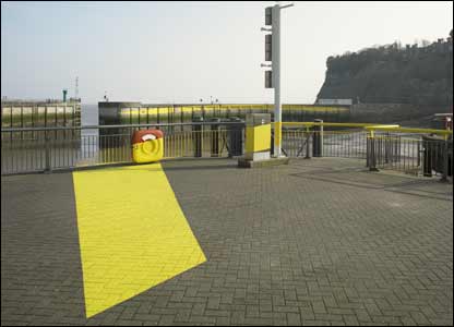 Public art at Cardiff Bay barrage