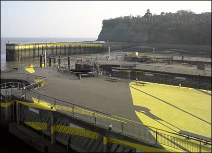 Public art at Cardiff Bay barrage