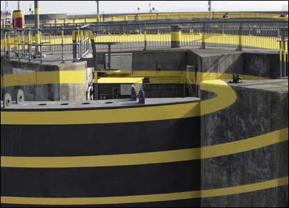 Public art at Cardiff Bay barrage