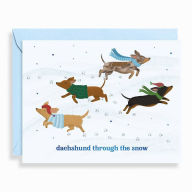 Title: Dachshund Through the Snow Holiday Card Set