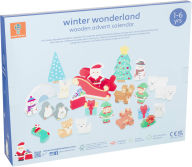 Title: Winter Wonderland Wooden Advent Calendar