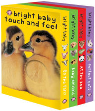 Bright Baby Touch & Feel Boxed Set: On the Farm, Baby Animals, At the Zoo and Perfect Pets