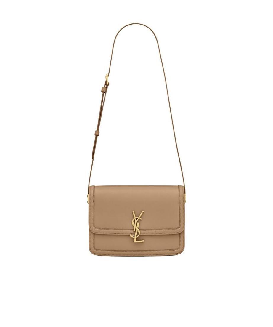 SAINT LAURENT LOGO PLAQUE SHOULDER BAG 