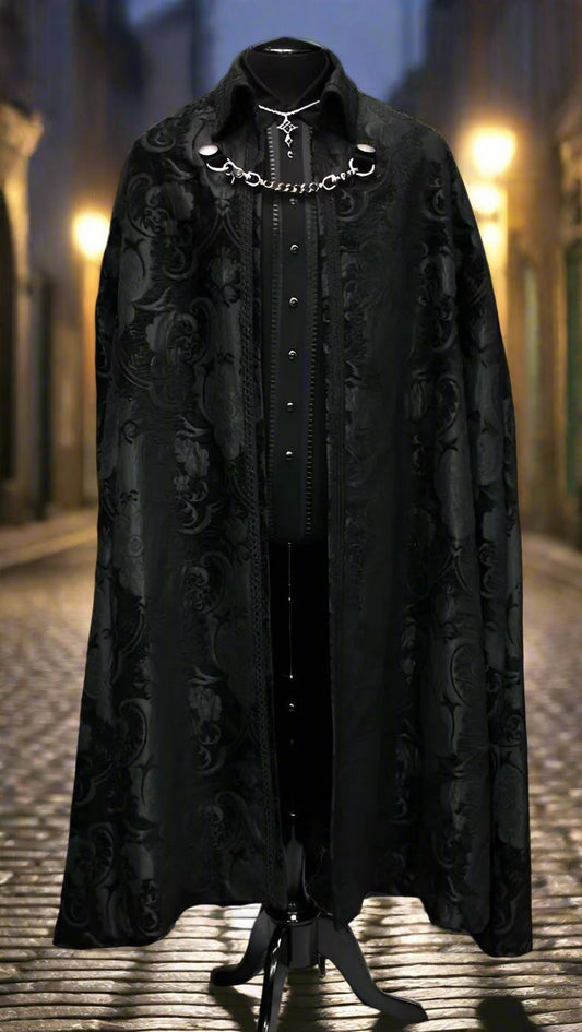 Shrine of Hollywood CLOAK OF DARKNESS - BLACK TAPESTRY Capes cloak vampire