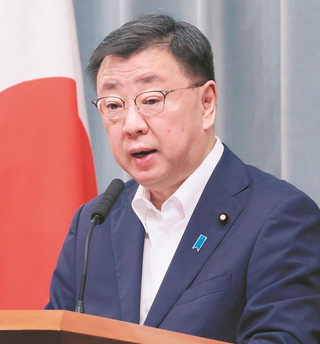 松野博一官房長官