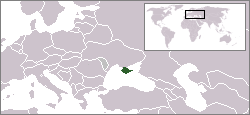 Location of Crimea