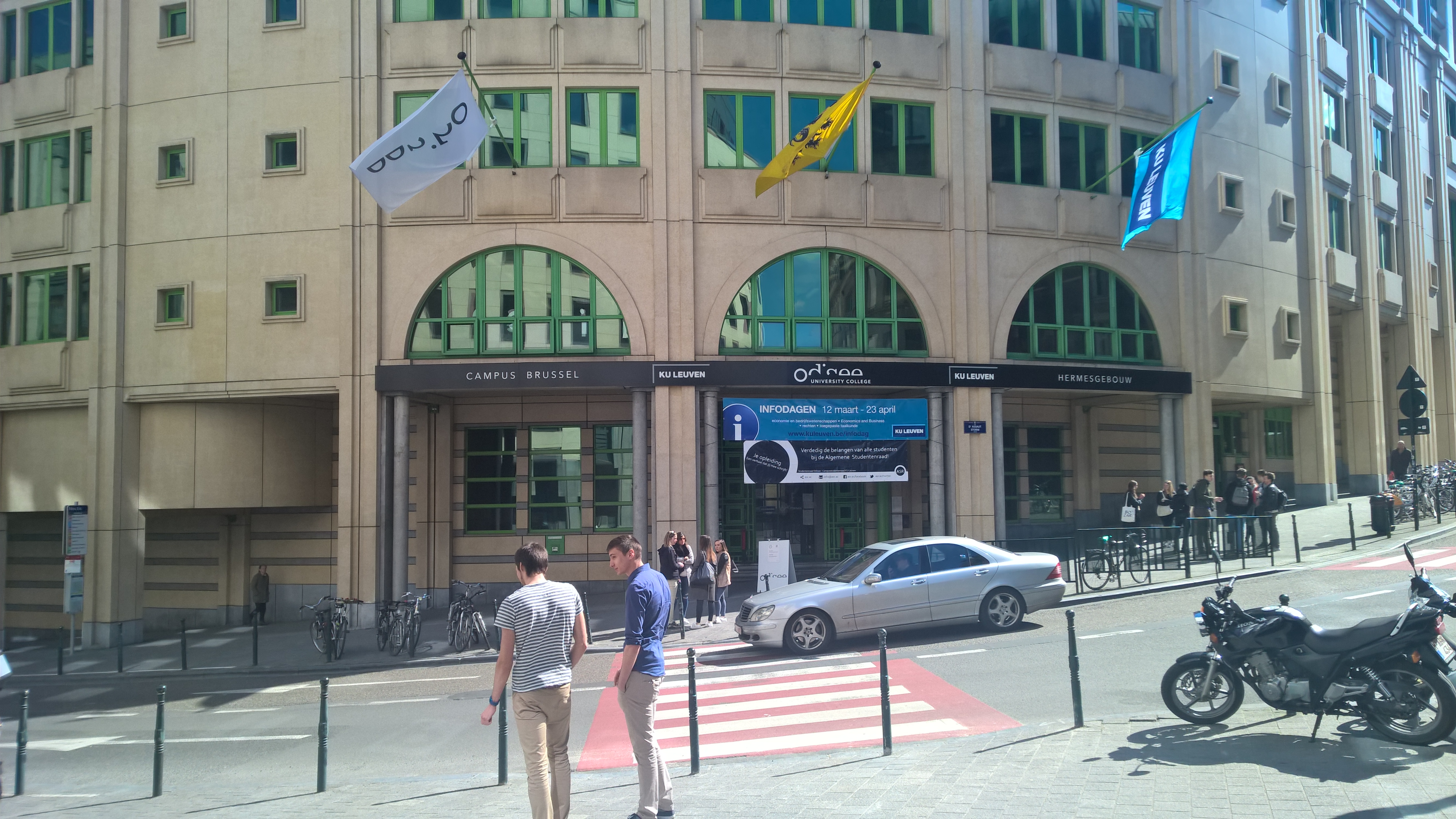 Hermes building, now jointly used by KU Leuven campus Brussels and Odisee