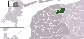 Localisation de Kollumerland en Nieuwkruisland