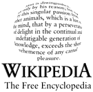 The Wikipedia logo, designed by The Cunctator, used from late 2001 until 2003