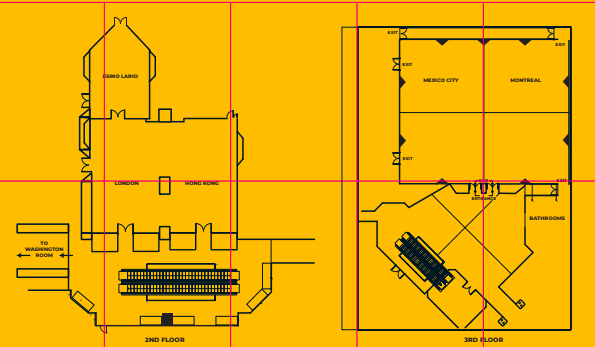 Floorplan of Cape Sun Southern Sun hotel for Wikimania 2018