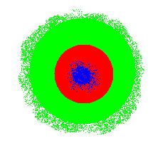 Tache polychromatique (Image en fausses couleurs)