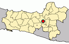 Location within Central Java