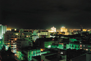 A summer night in Tunis