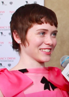 Sophia Lillis tijdens première Nancy Drew, 2019