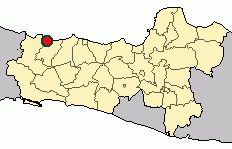 Location within Central Java