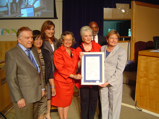 Angela Hill presented with New Orleans City Council Proclamation