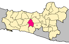 Location within Central Java