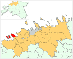 Location of Paldiski