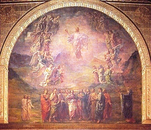 «La Ascensión de Nuestro Señor», de John LaFarge (1835–1910).