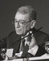 Boutros Boutros-Ghali op het World Economic Forum in 1995.