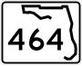 State Road 464 and County Road 464 marker