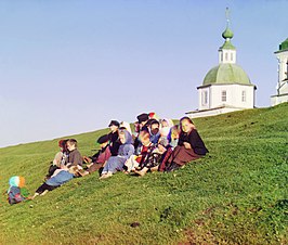 Russische kinderen in 1909.