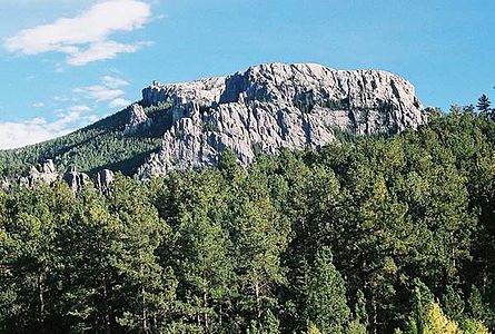 36. Black Elk Peak is the highest summit of the Black Hills and South Dakota.