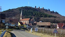 Skyline of Husseren-les-Châteaux