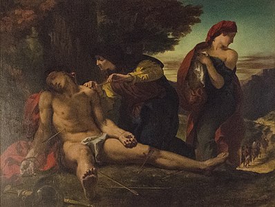 Eugène Delacroix Le Martyre de saint Sébastien, 1836 Église Saint-Michel de Nantua