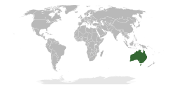 Location of Australia