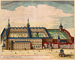 Het paleis in 1649