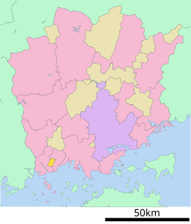 里庄町位置図