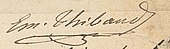 signature d'Émile Thibaud