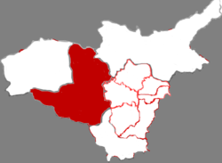 Location in Taiyuan