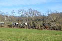 Duck Creek along State Route 821, south of Whipple