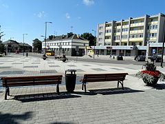 Reconstructed former market square