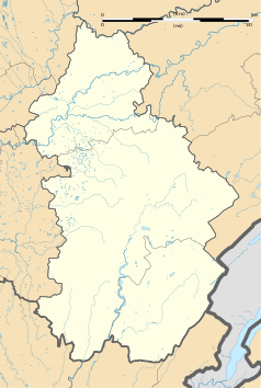 Mapa konturowa Jury, na dole po lewej znajduje się punkt z opisem „Broissia”