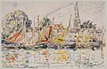 Paul Signac, Bateaux de pêche au Pouliguen, 1928.