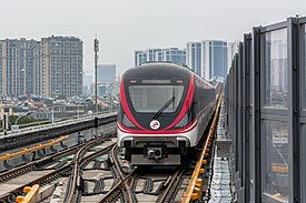 Jinyidong Line train at Xiuhu Station, Yiwu