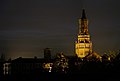 L'Abbazia di Chiaravalle di notte.