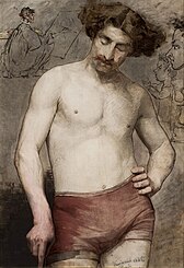 Muscle Man. Semi-nude male, 1885, National Museum in Warsaw