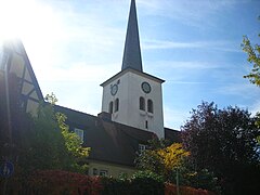 Die Kirche in Hellmitzheim