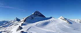 Vue depuis les Gefrorene-Wand-Spitzen.