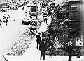 Image 25Mounted police chase demonstrators through Vancouver's East End during the Battle of Ballantyne Pier in 1935.