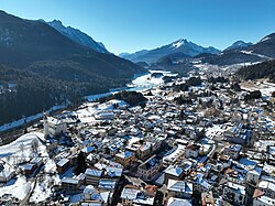 Skyline of Domegge di Cadore