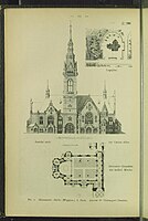 Lageplan Ansicht nach der Carola-Allee Alternativgrundriss der kathol. Kirche